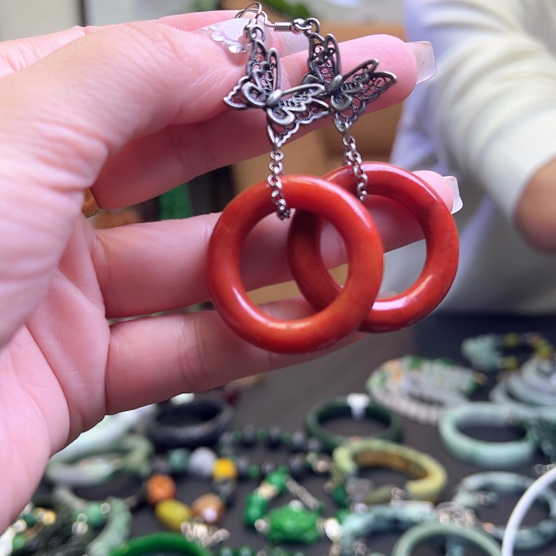 翡翠未镶嵌手链59.9