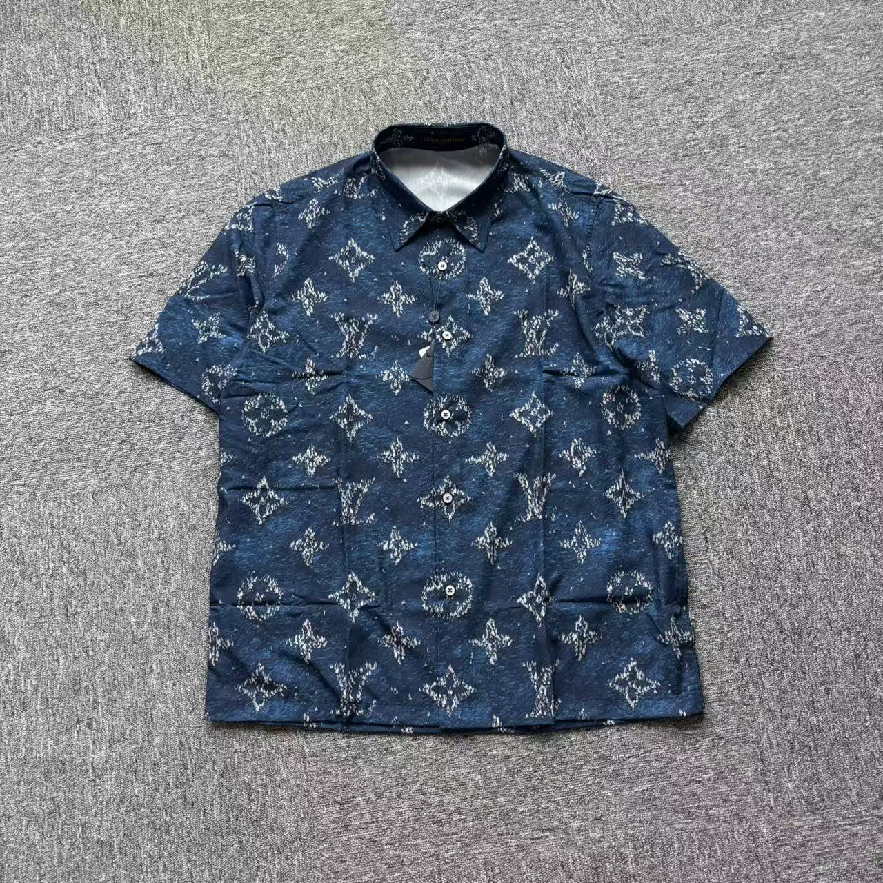 未使用 LouisVuitton/路易威登 航海系列短袖衬衫/全新未使用/m码