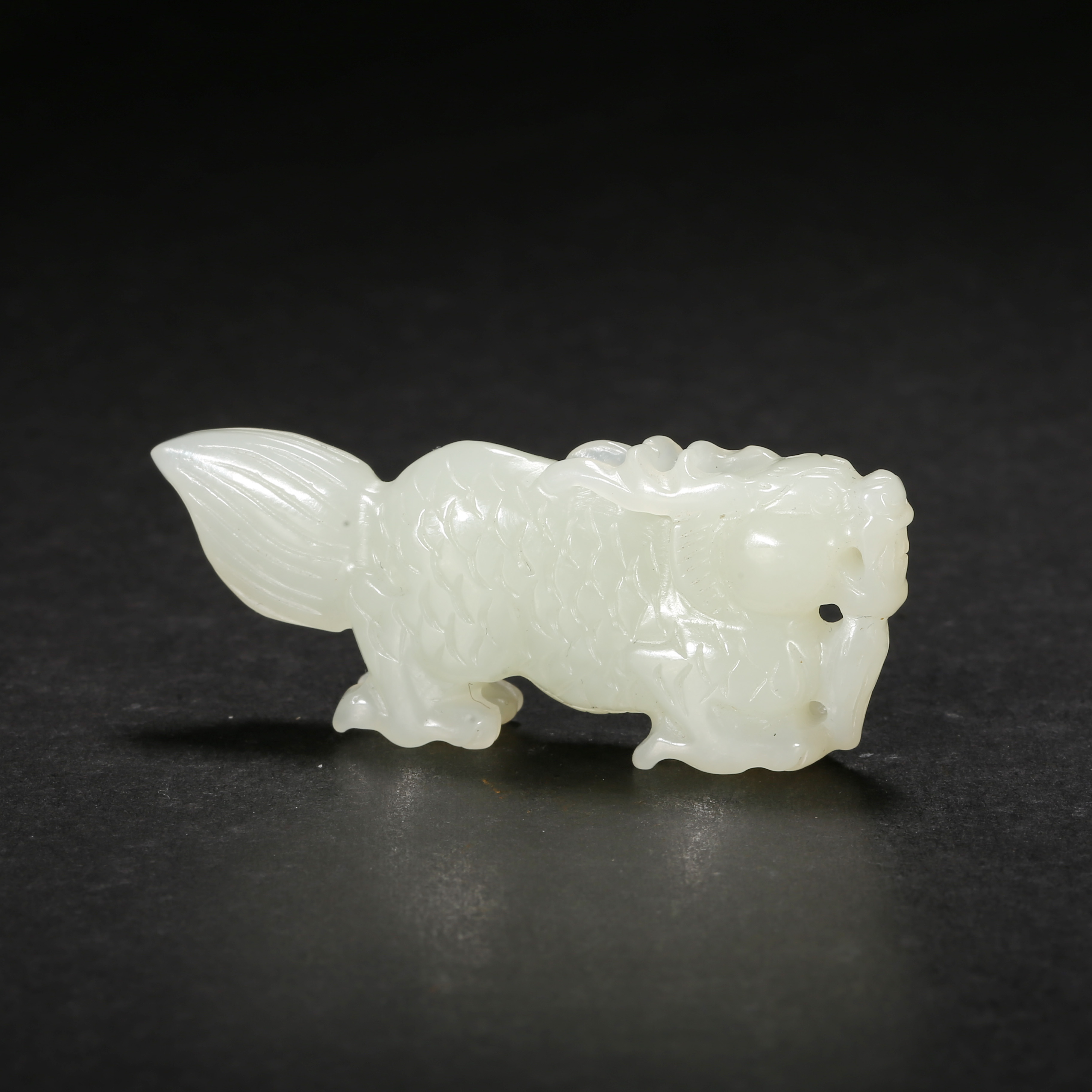 清代*辰龙玉挂件/10JTY3346/和田玉【北京文博】