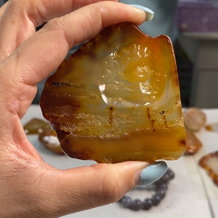 玛瑙/玉髓未镶嵌吊坠(不含链)