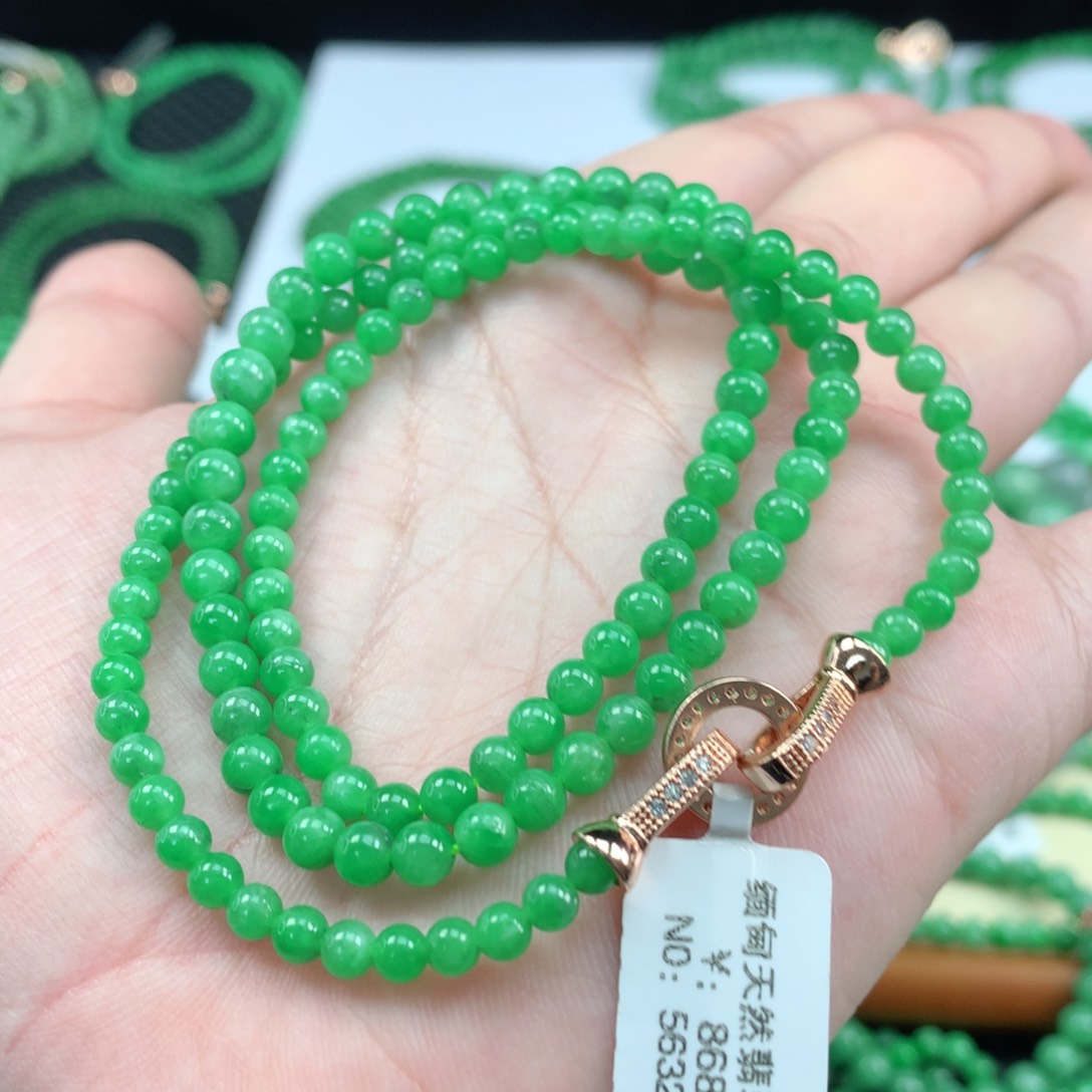 翡翠手链未镶嵌翡翠