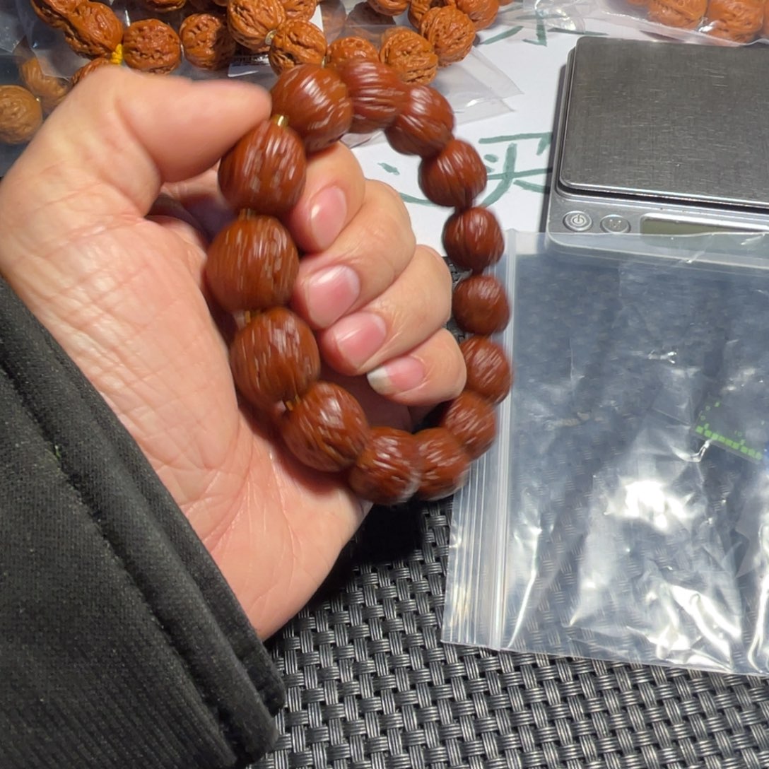 容***一手串文玩核桃毕业小枣17