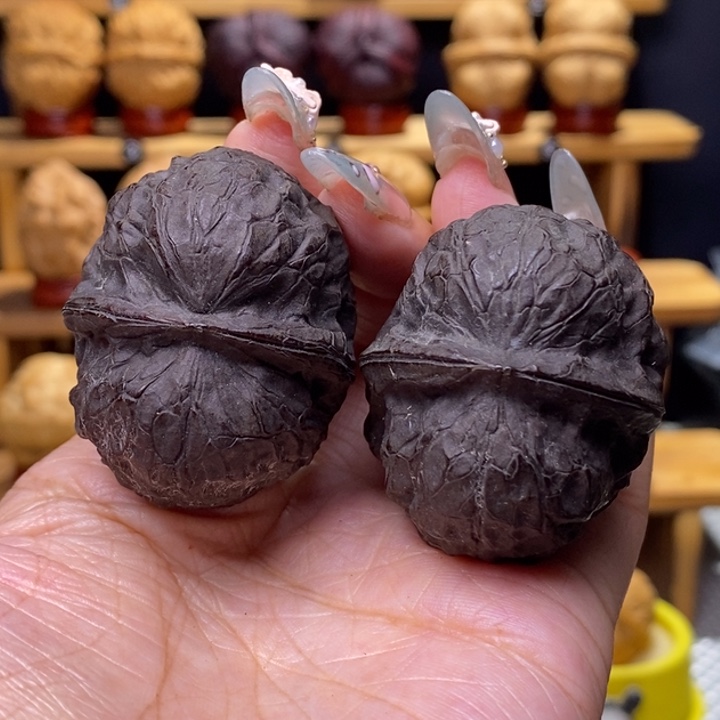 时***影文玩核桃把件黑武士9号43尺