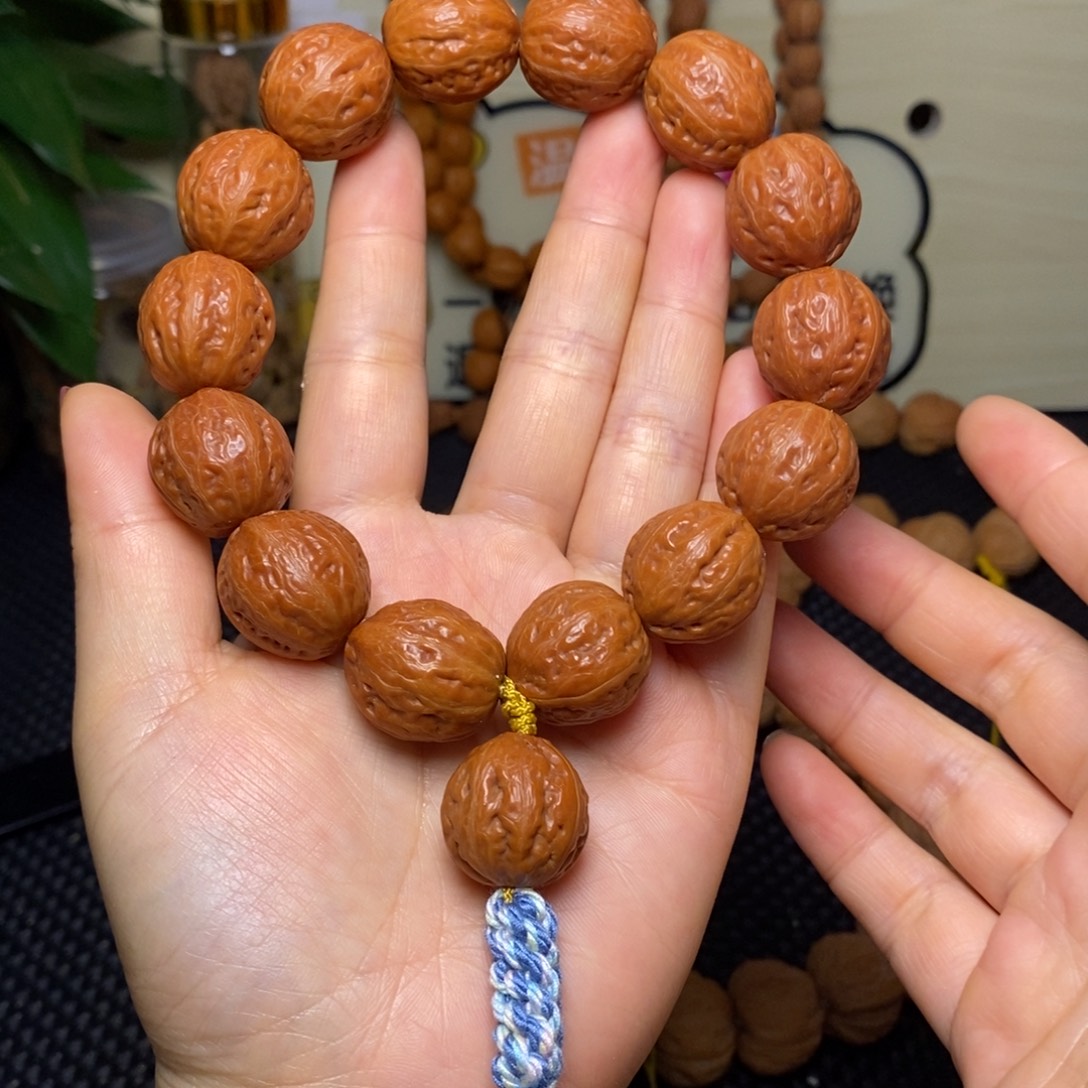 文玩核桃手串20光头小枣