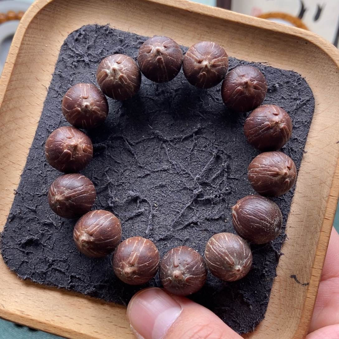 紫金鼠手串16mm原皮手串