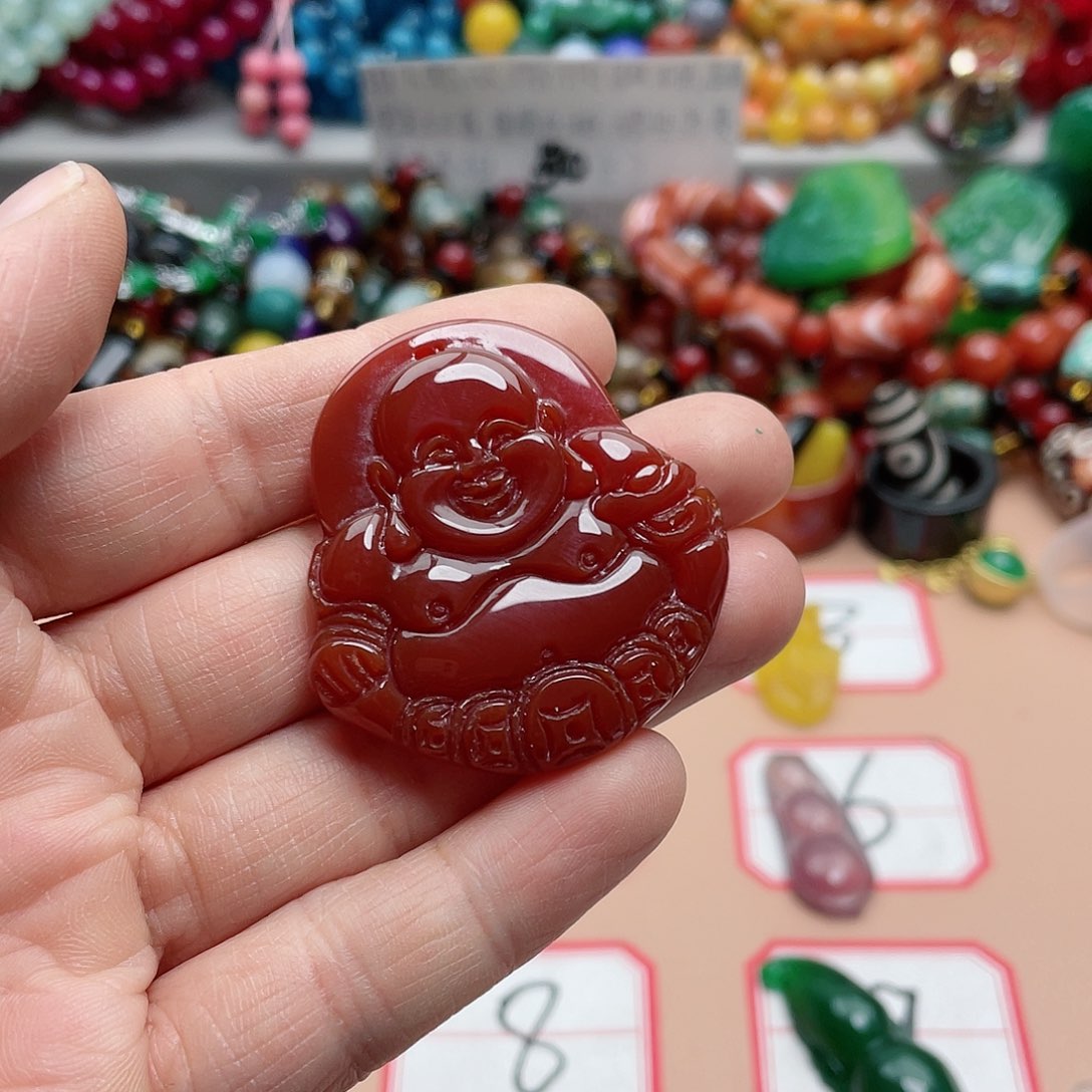 玛瑙/玉髓颈饰合金