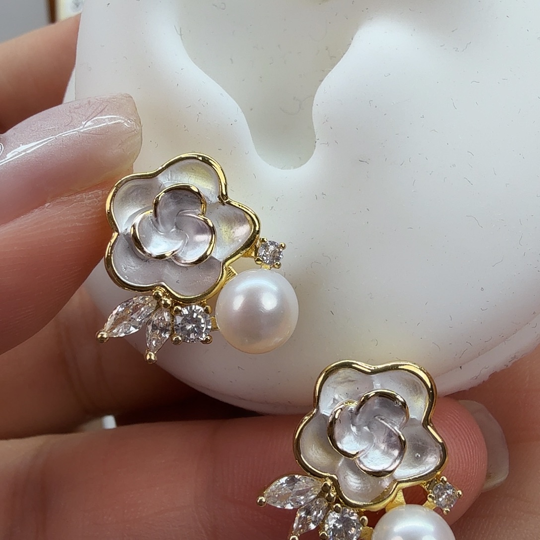 耳饰淡水珍珠未镶嵌37