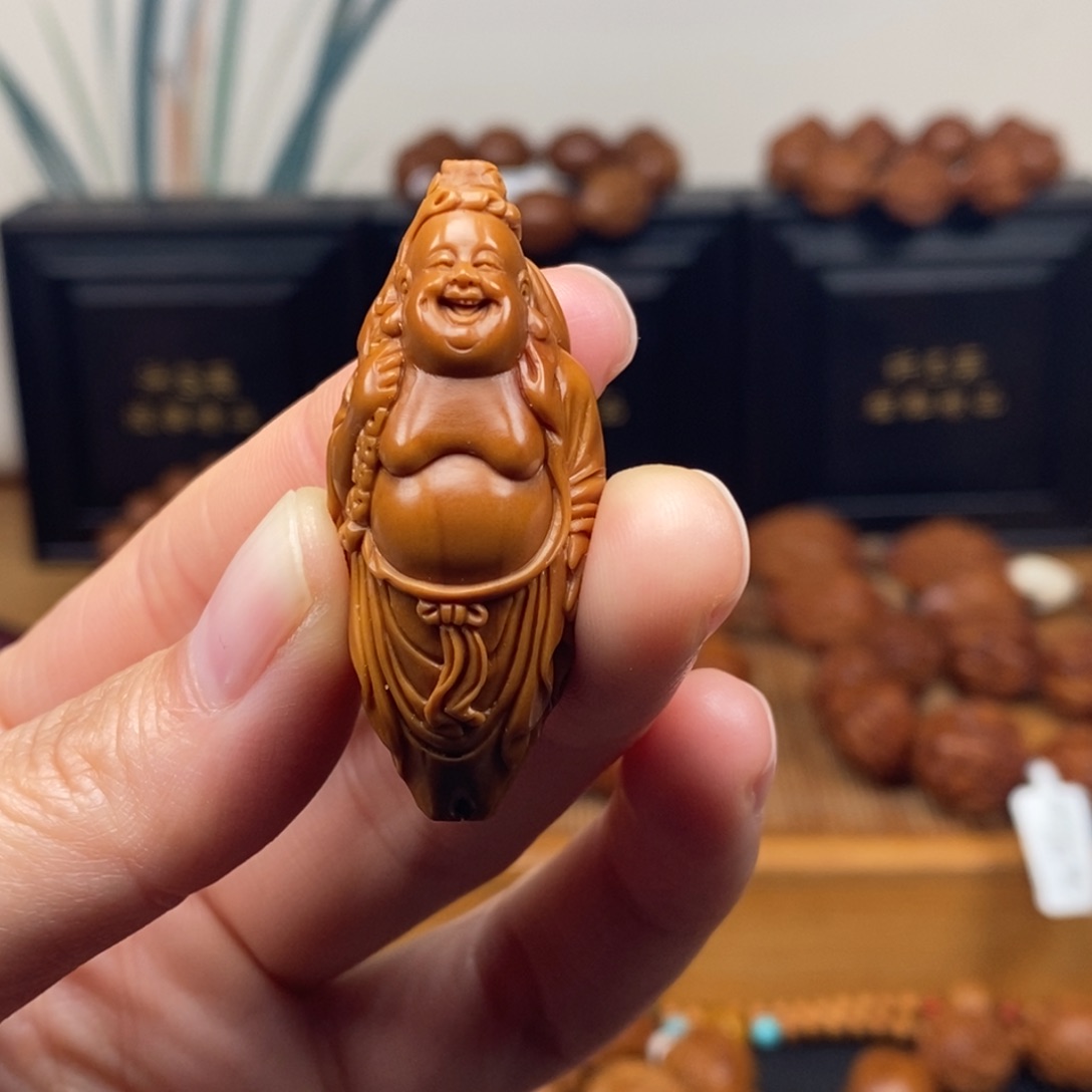 吊坠橄榄核许静健老师弥勒