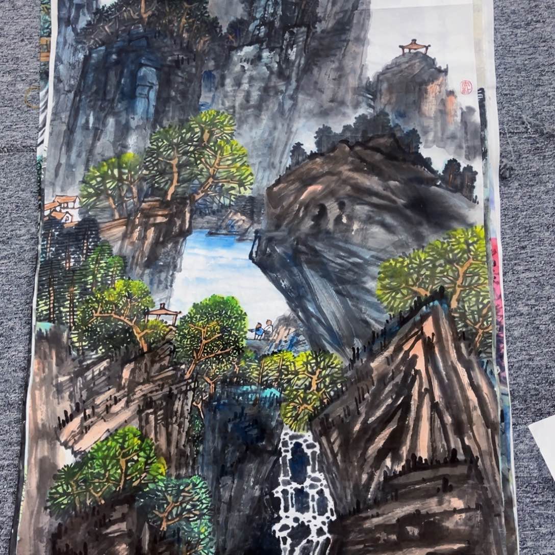 国画绘画牛老师作品140.70