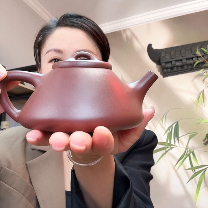 紫砂茶壶子冶石瓢特价的220cc