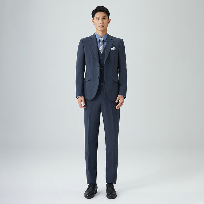 修身商务西服四季通用面试男士正装西服西服套装正装1788