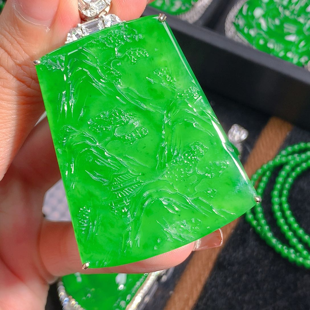 翡翠吊坠(不含链)未镶嵌