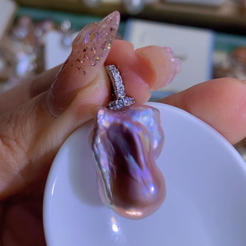 【闪购商品】淡水珍珠天然淡水珍珠合金