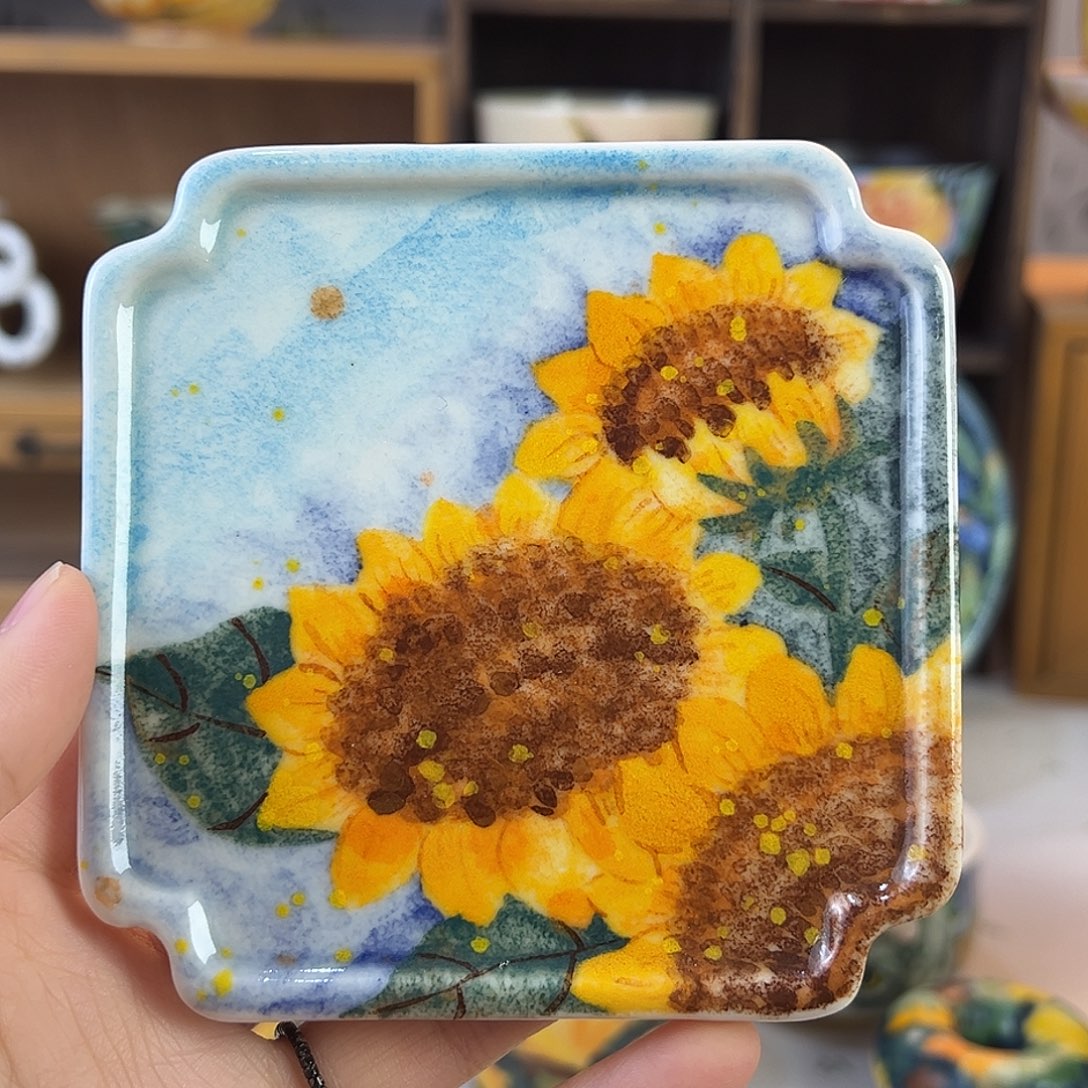 瓷原创手绘高温釉下彩