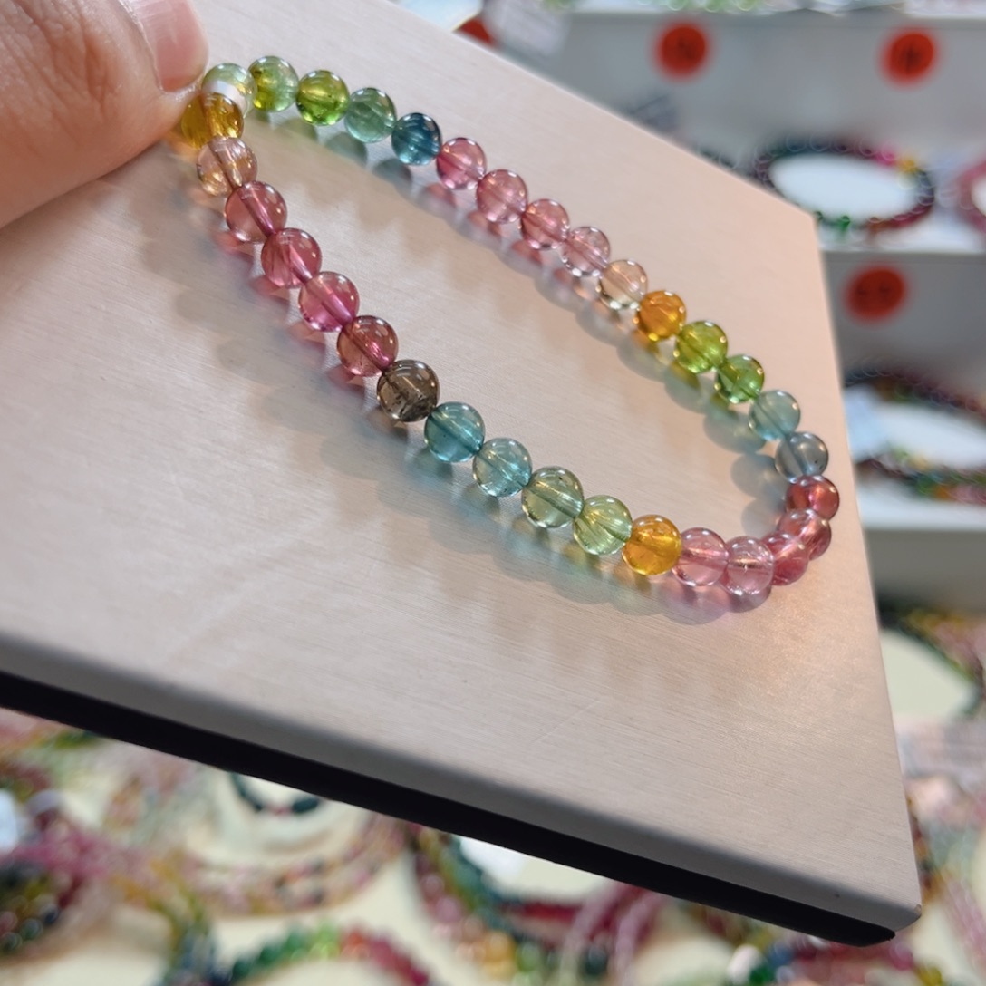 未镶嵌碧玺手链碧玺