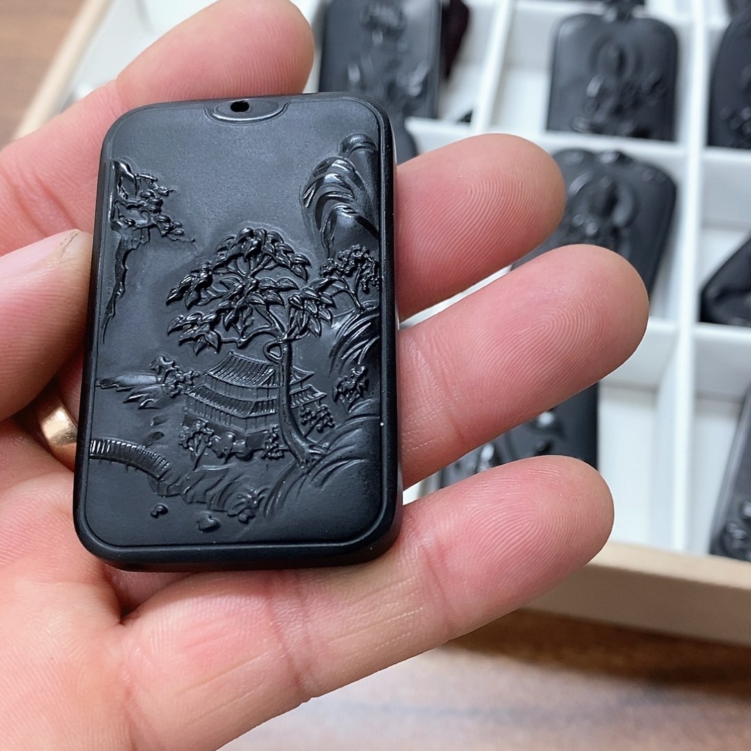 和田玉吊坠(不含链)未镶嵌