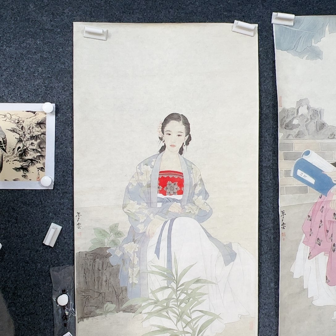 国画本**二（g96293）仕女 书画