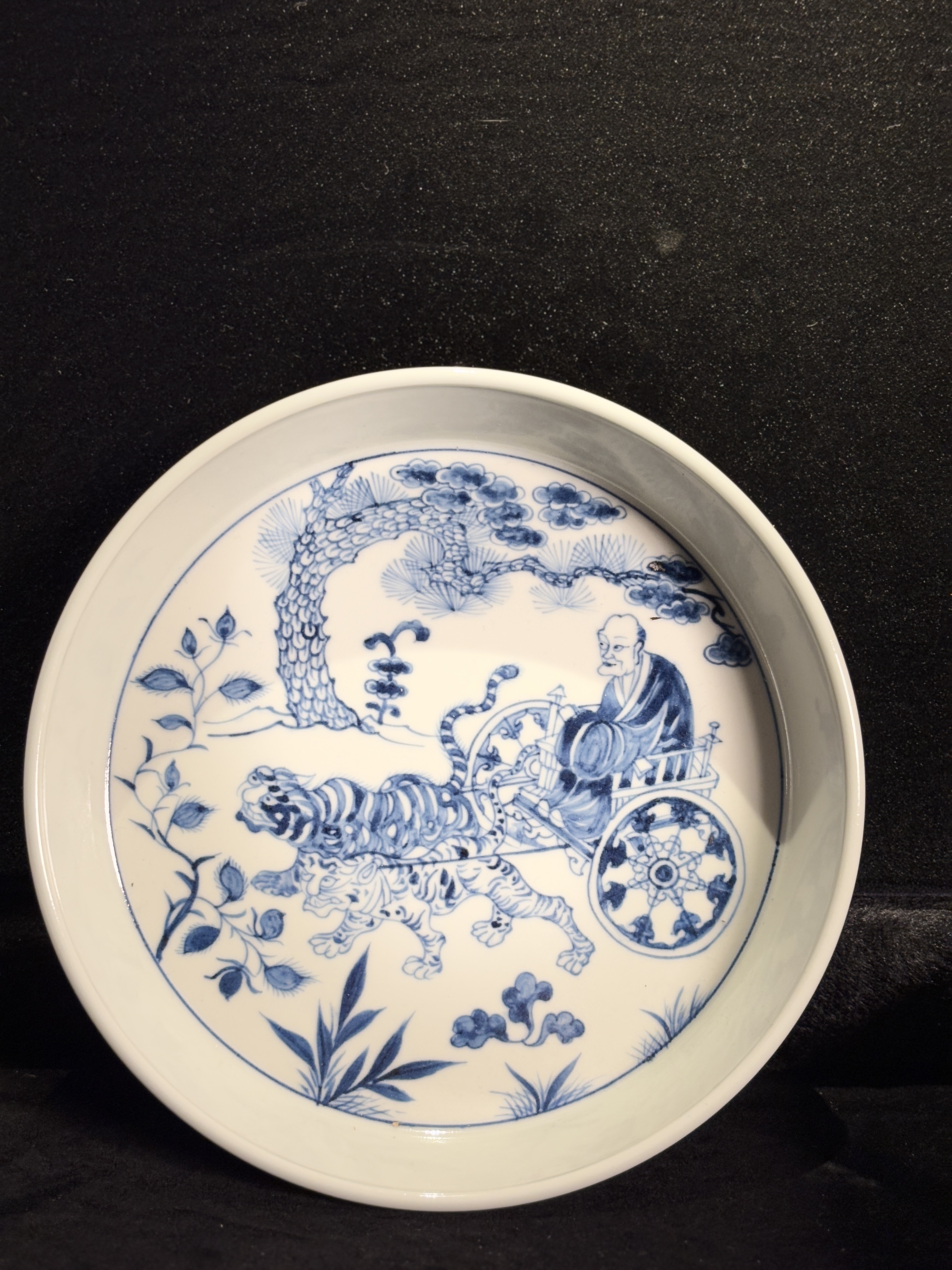 元邑-青花鬼谷子下山壶承