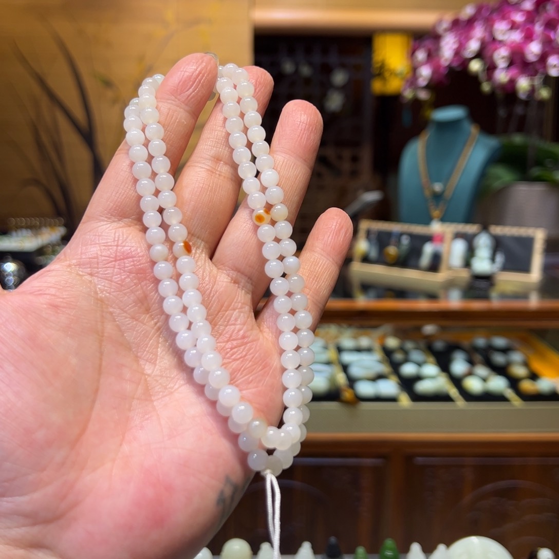 和田玉手链未镶嵌6