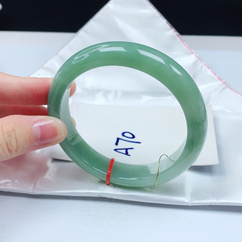 【闪购商品】翡翠手镯未镶嵌天然缅甸a货手镯57+