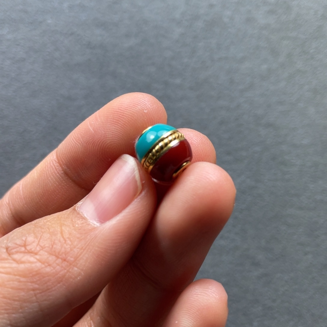 南红玛瑙配饰未镶嵌9.2mm