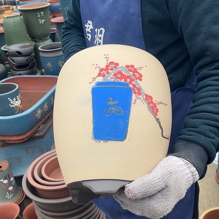 紫砂花盆是最具观赏意义及