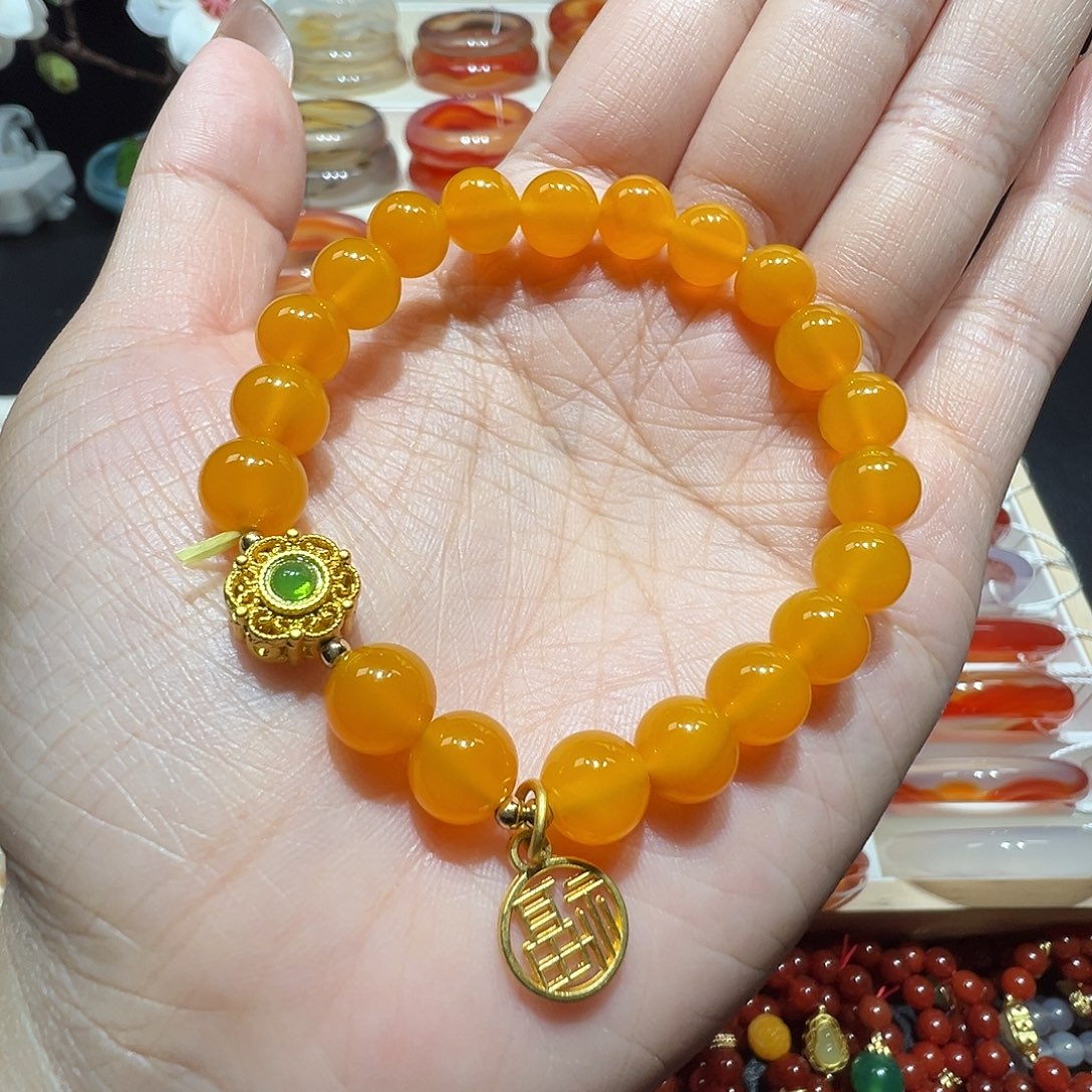 玛瑙/玉髓未镶嵌手串