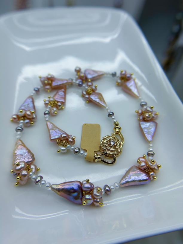 天然淡水珍珠项链06