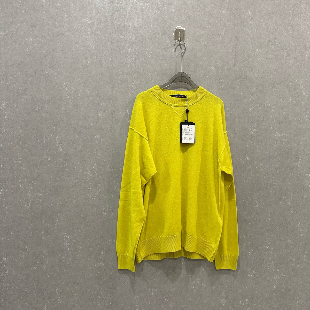 全新未使用 LouisVuitton/路易威登 纯色圆领套头长袖 M码/003547