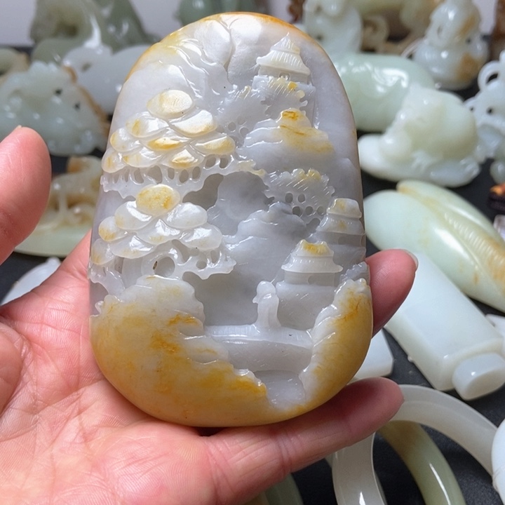 和田玉挂件未镶嵌