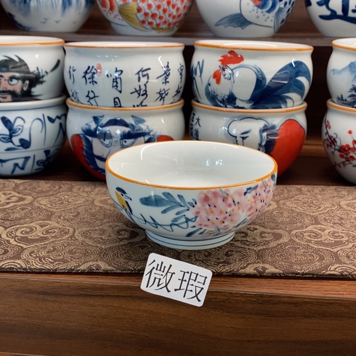 釉下老陶泥手工绘制