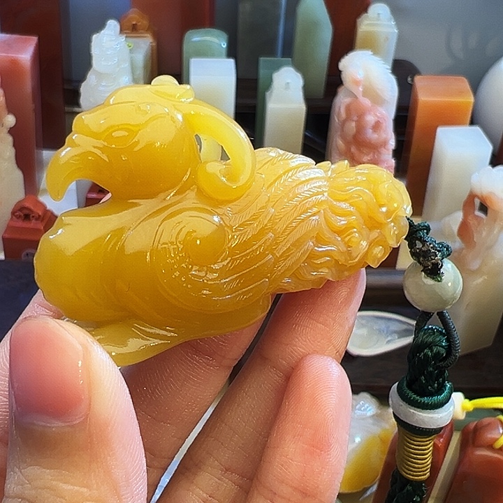 *****印石寿山石寿山芙蓉黄