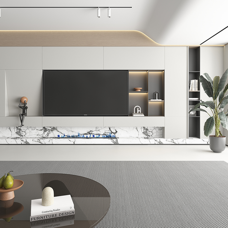 不锈钢电视壁龛网红爆款嵌入式电视机壁龛支持定制简约家用壁龛