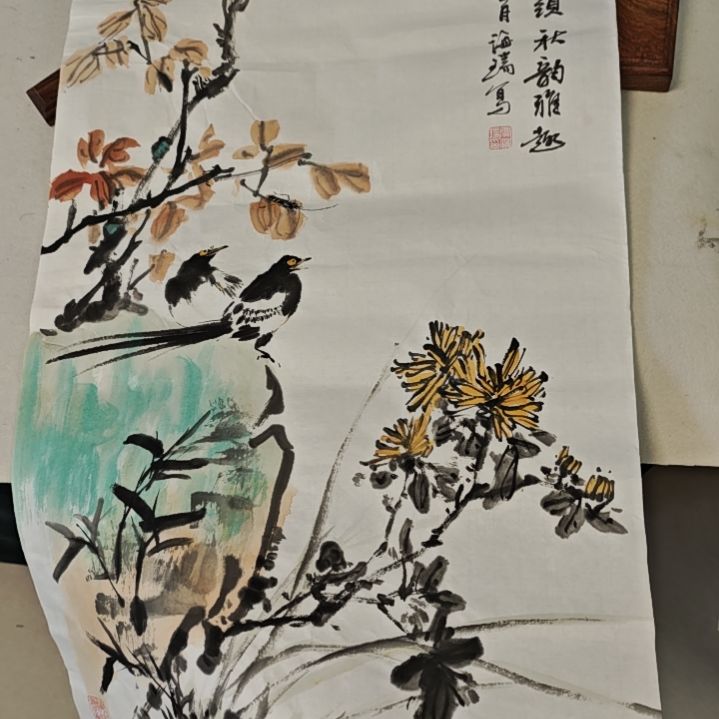 国画贾海瑞老师现场定制