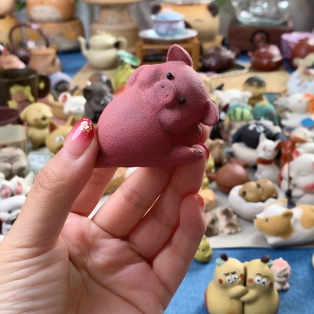 紫砂茶宠手工制作