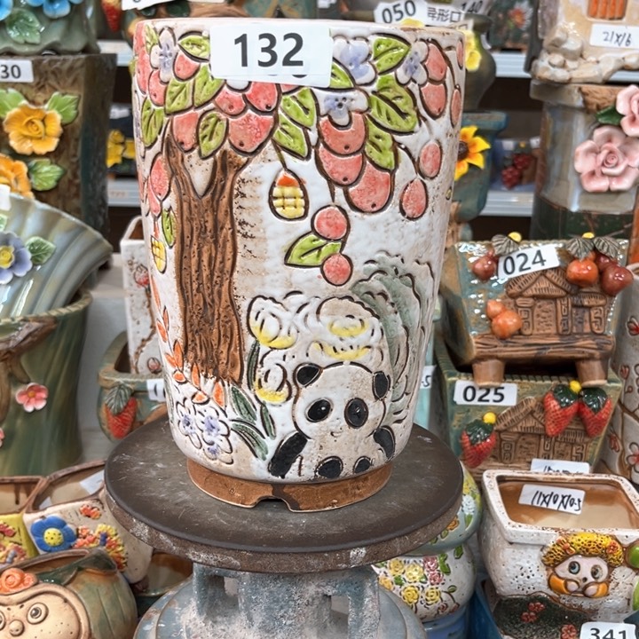 紫砂花盆粗陶材质多肉花盆