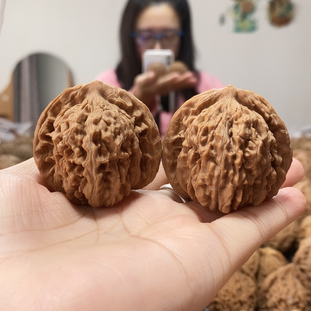 吊坠文玩核桃四座楼44+