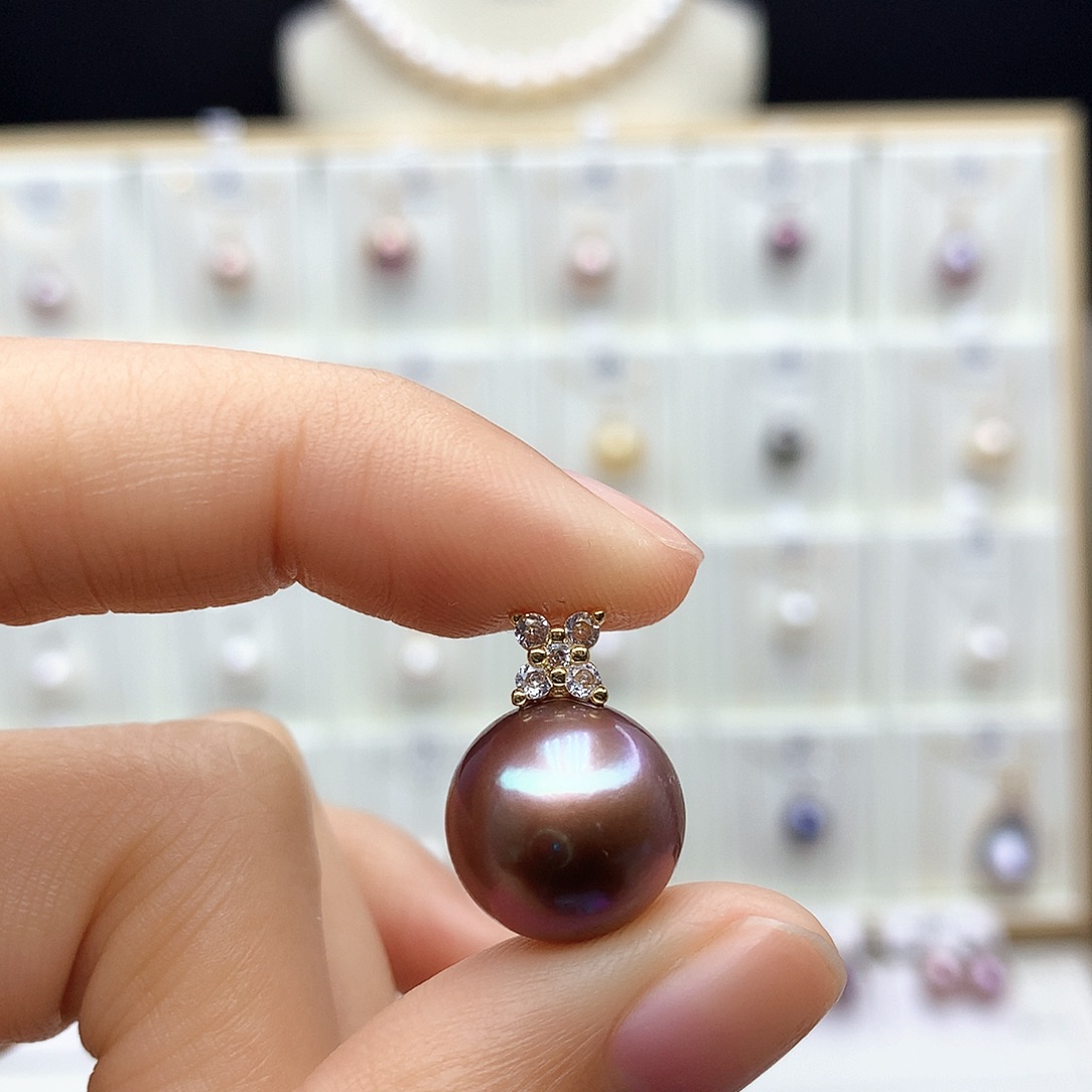 颈饰淡水珍珠合金