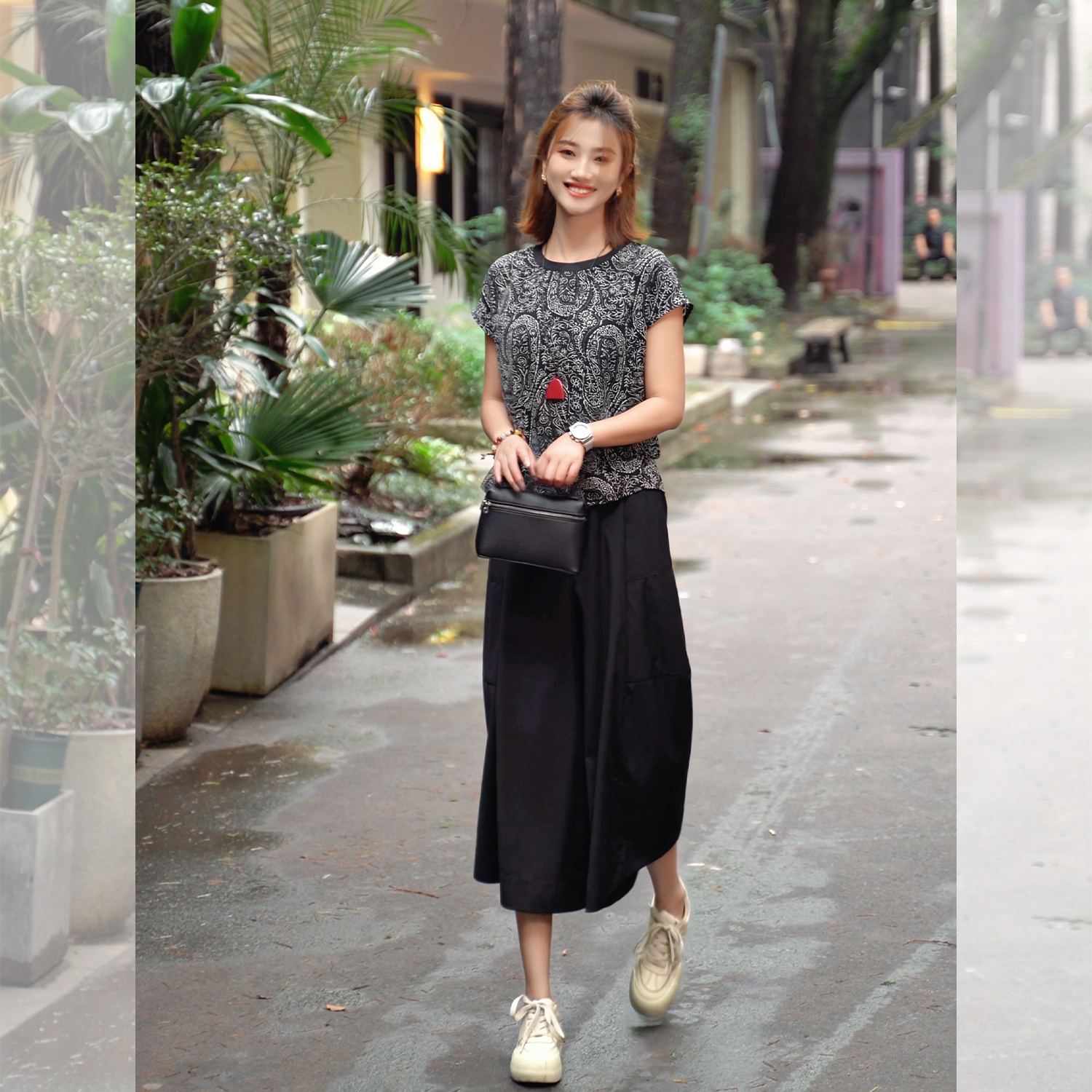 夏季新款女士复古套装透气时尚洋气穿搭夏日显瘦气质休闲国风601