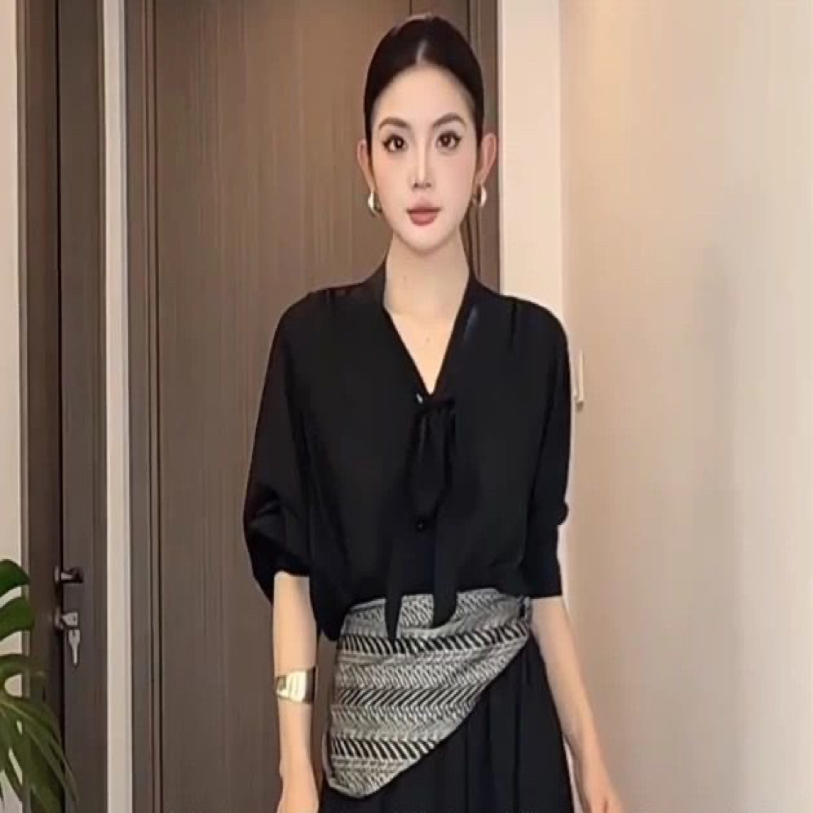 不起球极简风装饰韩版丝巾休闲风斜纹防风流苏冬季