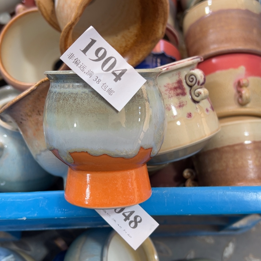 红陶景德镇手工花盆