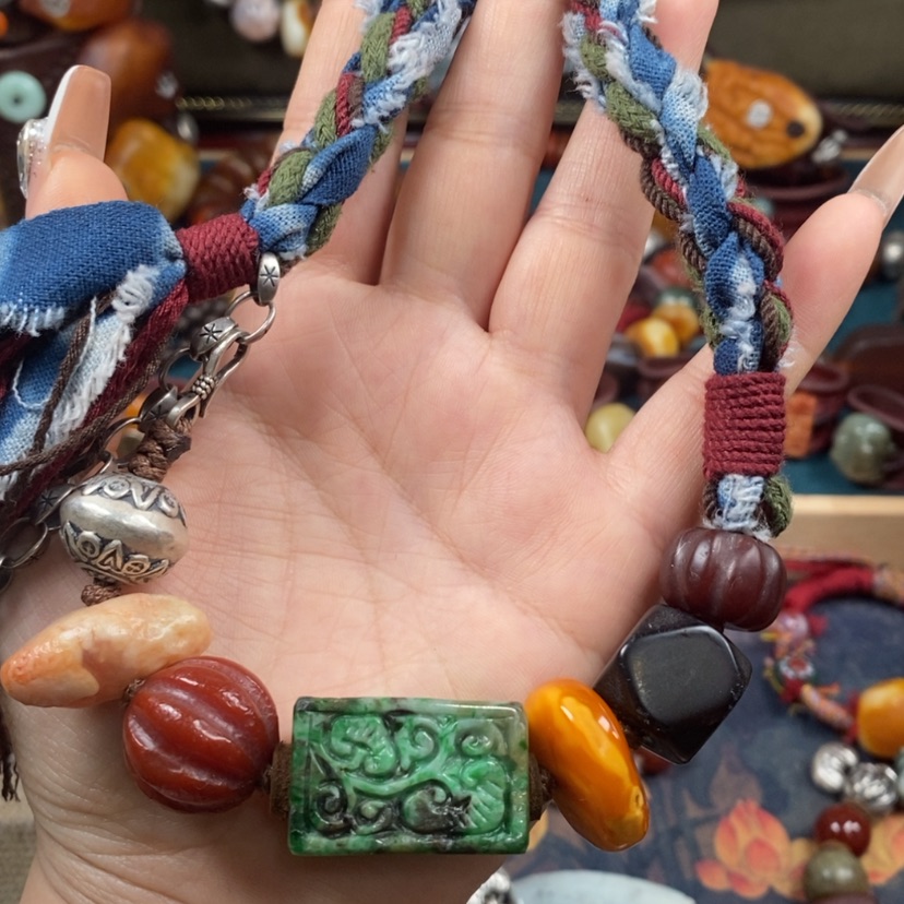 【闪购商品】翡翠颈饰未镶嵌项链