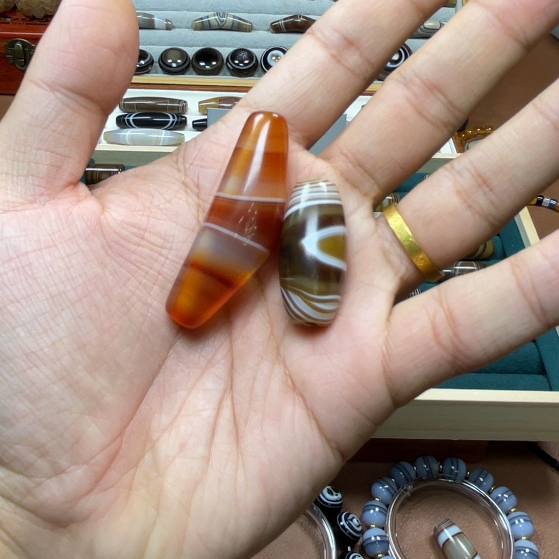 秋***圃玛瑙/玉髓未镶嵌配饰