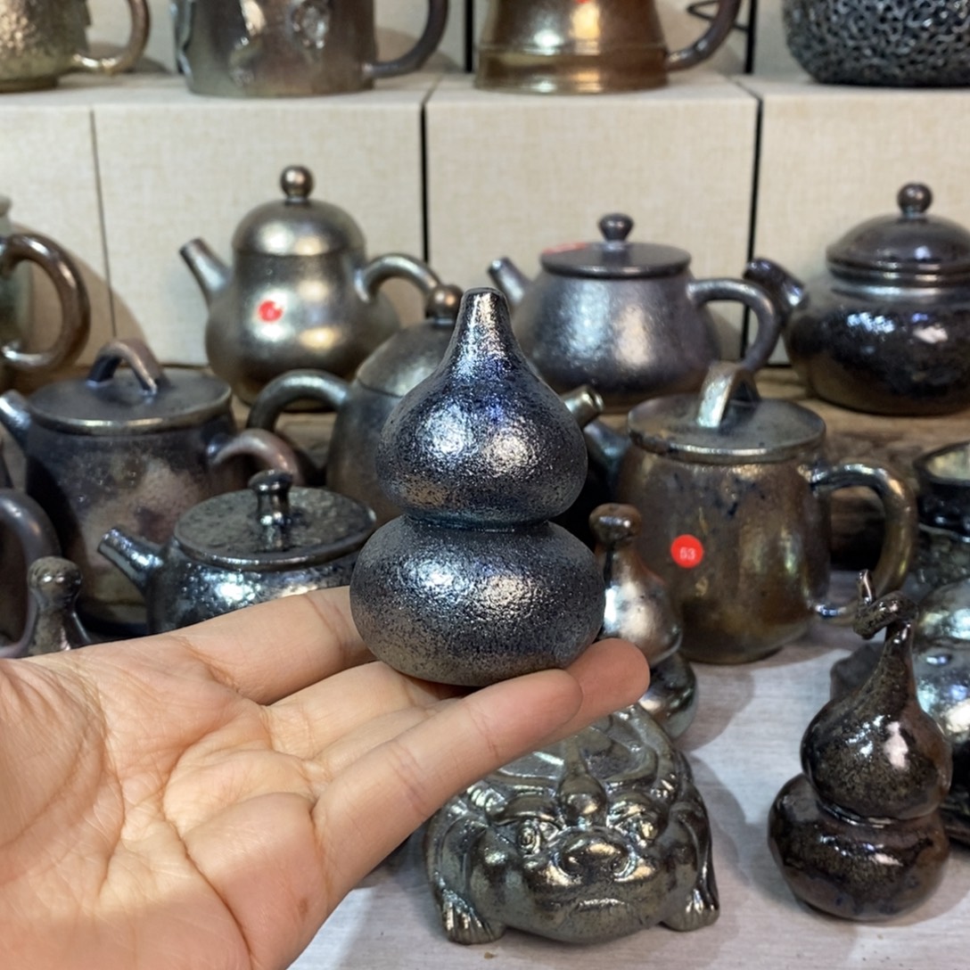 闲***致云南建水紫陶柴烧茶宠