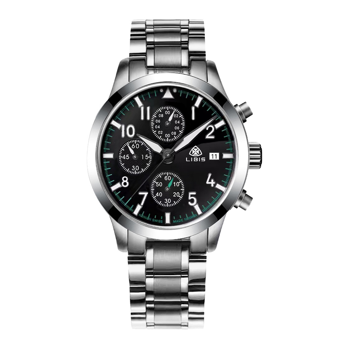 官方正品飞行员系列三眼多功能手表男士手表高奢腕表