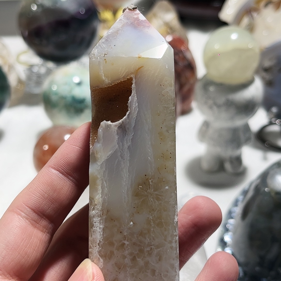 水晶天然水晶微瑕银S925镶嵌