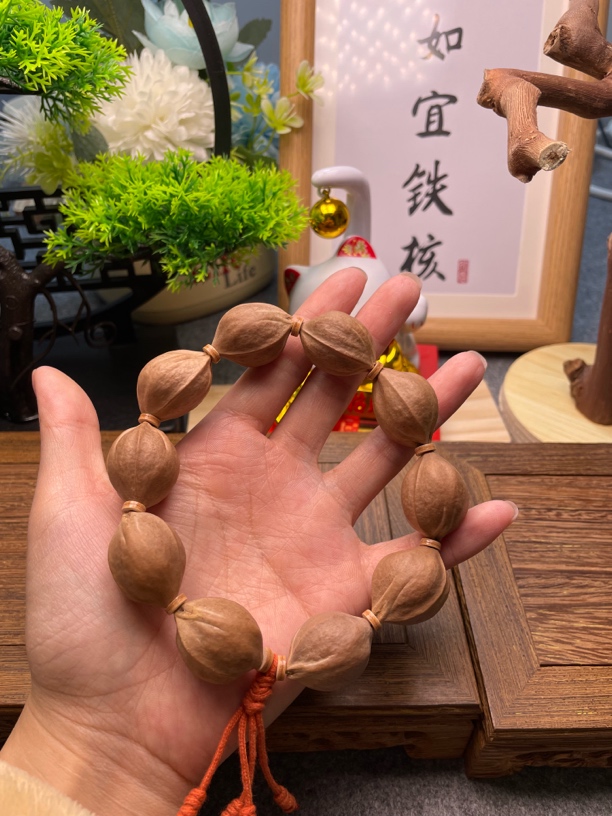 梅林铁核原生态19*26三花鲨鱼背梅林铁核素串橄榄核素串