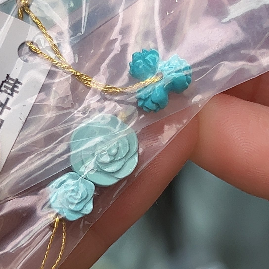 绿松石珠宝奇石未镶嵌