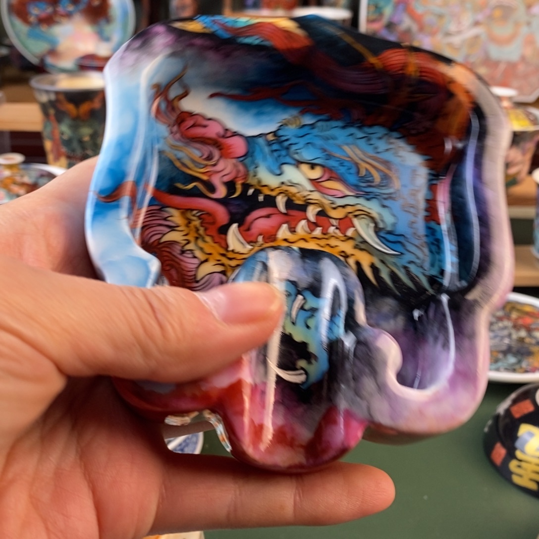 E***Z手工手绘雪茄缸龙