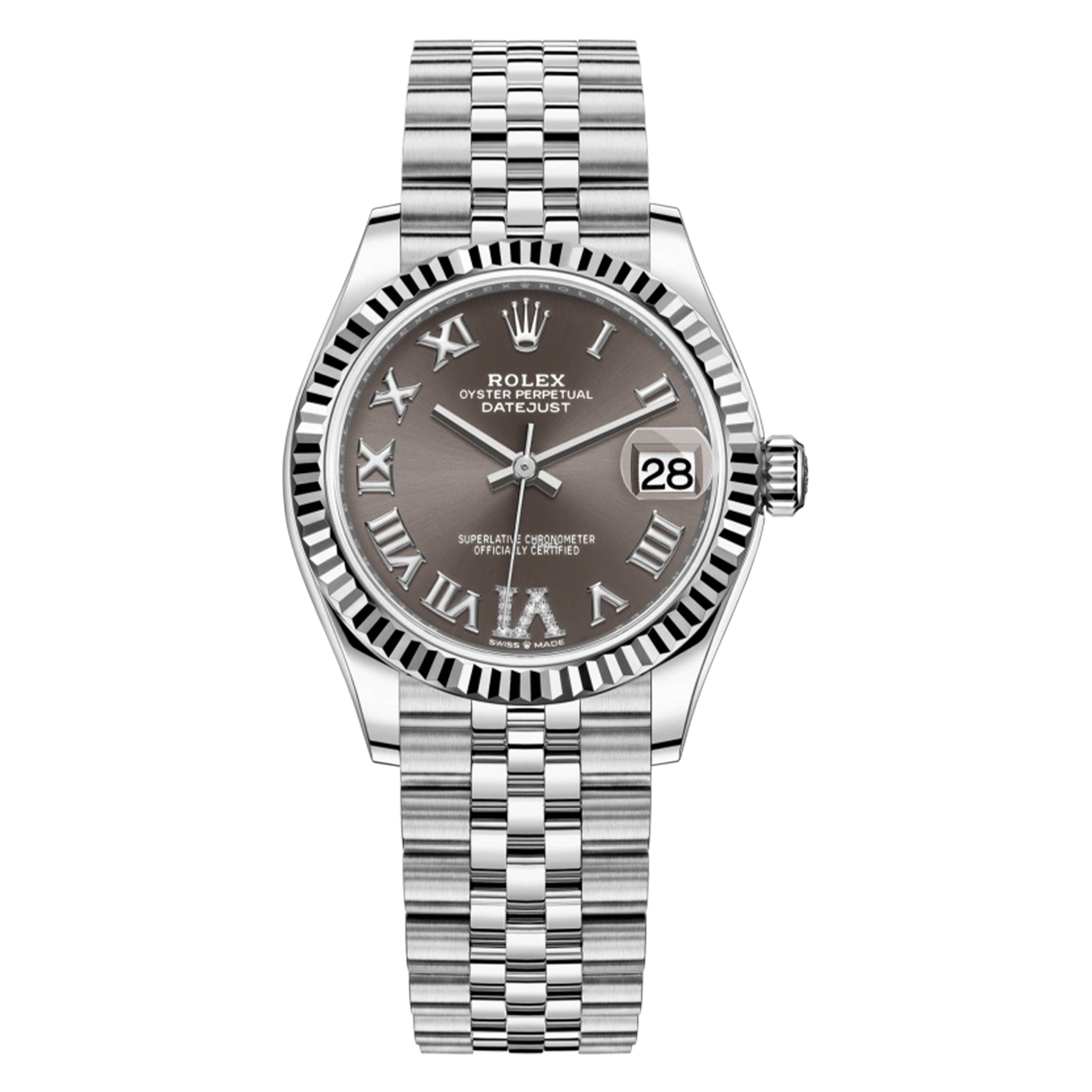 未使用 Rolex/劳力士 /278274灰罗马碎/31mm
